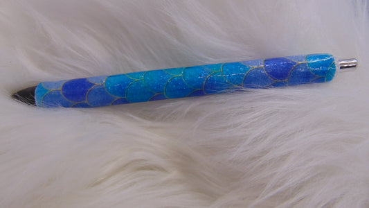 Blue Mermaid Glitter Pen