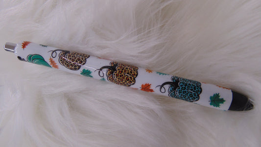 Leopard Print Pumpkins Wrap Pen